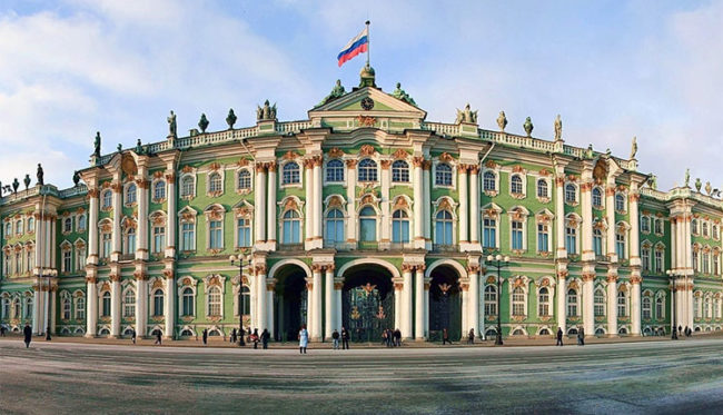 San Pietroburgo, il Palazzo d'Inverno sede del Museo Hermitage
