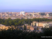 Panoramica su Roma con vista del Gianicolo