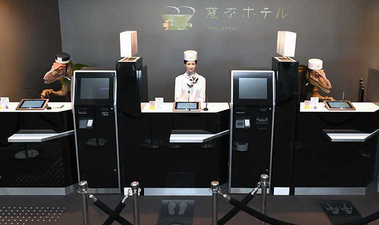 hotel stravaganti robot-hotel-Nagasaki