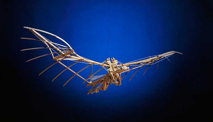 Leonardo da Vinci: Vision Modello di macchina volante