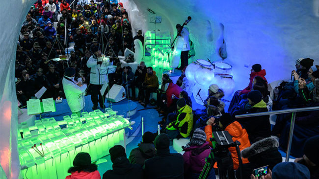 Ice Music Festival 2019 nel teatro-igloo a 2600 metri