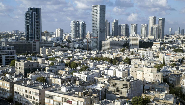 Tel Aviv vista dall'alto