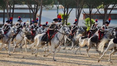Pastrengo Carosello dei Carabinieri a cavallo