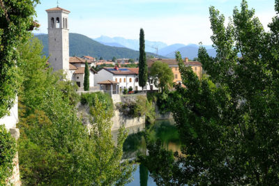 Cividale-del-Friuli, edifici affacciati sul Natisone