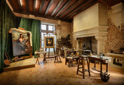 Les ateliers di Leonardo da Vinci al Castello di Clos Lucé