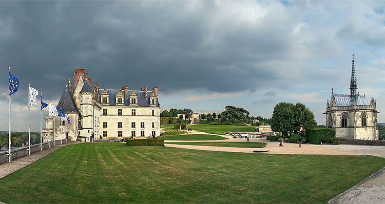 Francia e leonardo Loire_Indre_Castello-di-Amboise