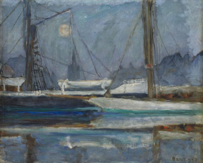Pierre Bonnard Il Bacino degli Yachts a Deauville, 1910