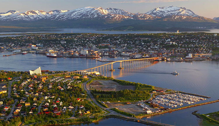Panoramica su Tromsø
