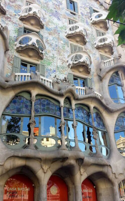 Barcellona-Casa Batlló di Antoni Gaudì