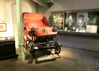 La carrozza nel museo Touriseum del Castello Trauttmansdorff 