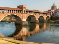 Pavia, ponte Coperto sul Ticino