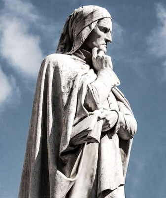 Statua-di-Dante a Verona