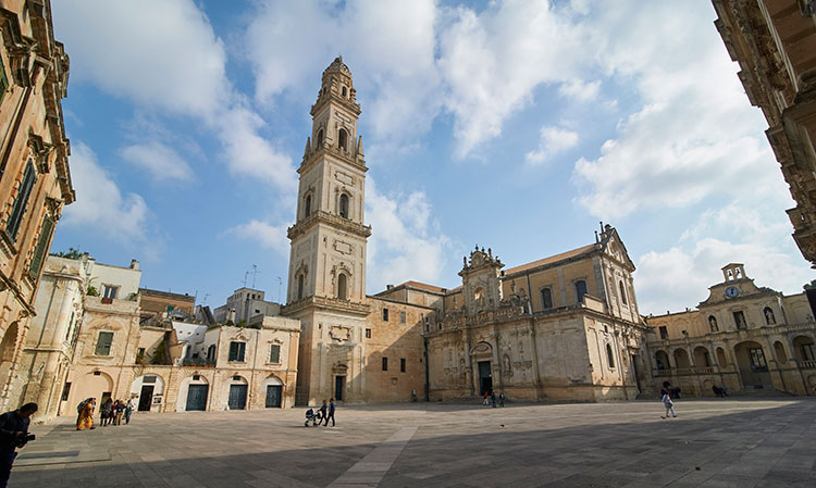 Penisola salentina Lecce Piazza Duomo
