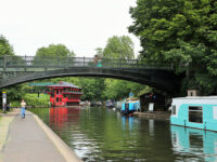 Londra, tratto del canale lungo Regent's Park