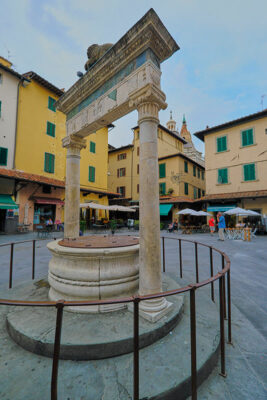 Piazza della Sala, Pozzo del Leoncino, 1453 (2021 © emilio dati - mondointasca)