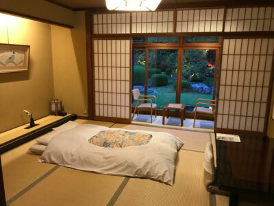 Ryokan, camera e veranda
