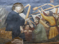 Basilica di San Nicola affreschi-nella Cappella grande (sec. XIV) (foto © 2022 emilio dati – mondointasca.it)