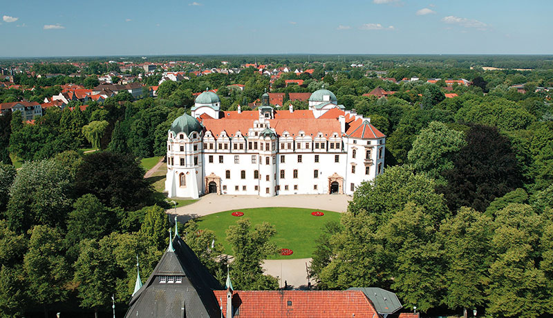 Celle, Palazzo Ducale con panorama sulla città