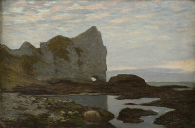 impressionisti in Normandia Claude Monet, Etretat 1864