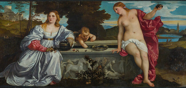 Tiziano, "Amor Sacro e Amor Profano", Galleria Borghese, Roma (ph. Mauro Coen, ©Galleria Borghese)