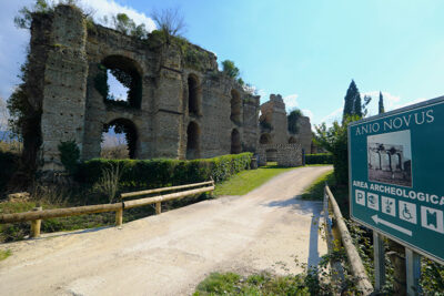 Tivoli Acquedotto romano Anio Novus area-archeologica
