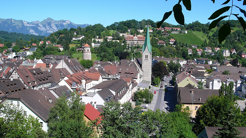 Austria Feldkirch panorama