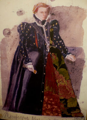 Margarita d'Austria ritratto ad aquerello (ph. ©emilio dati – mondointasca.it)