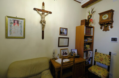 Santuario della Mentorella, camera dove soggiornò Papa Wojtyla