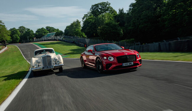 Bentley Continental  a confronto, modello storico R-Type e moderno Continental GT