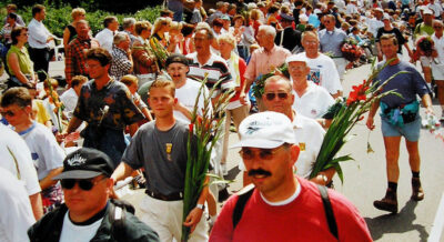 La partenza del 1997 alla Quattro giorni di Nimega (ph. Vincent de Groot)