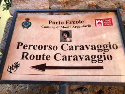 Argentario Porto Ercole percorso Caravaggio