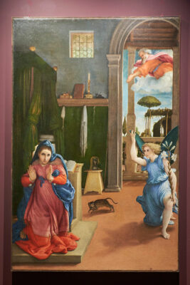Musei Civici di Villa Colloredo Mels, Annunciazione di Lorenzo Lotto (ph. © emilio dati – mondointasca.it)