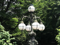 Particolare lampione nel parco (ph. b. andreani ©mondointasca.it)