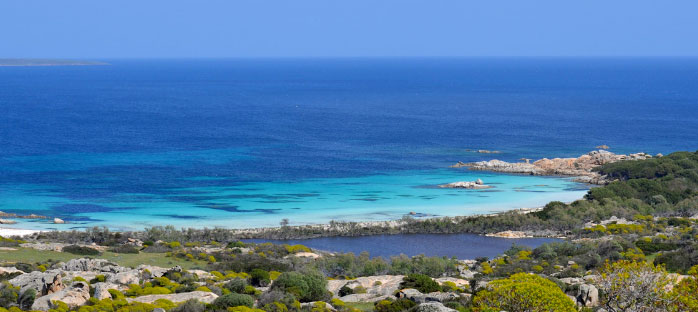 Il mare dell'Asinara acque turchesi