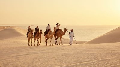 weekend Inland-Sea-Camels-QatarTourism