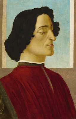 Botticelli, Ritratto di Giuliano de Medici Accademia Carrara