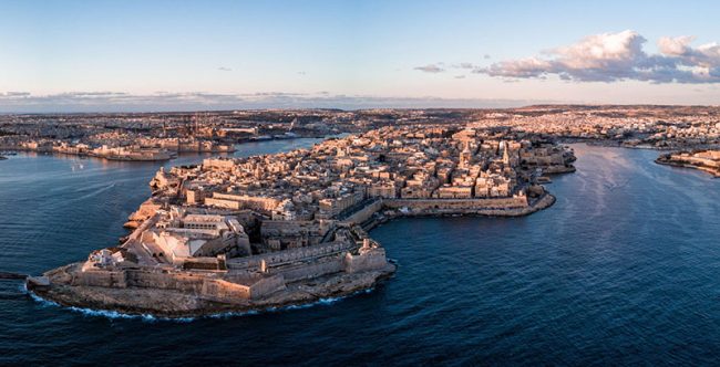 Vista dell'arcipelago di Malta (credits VisitMalta)