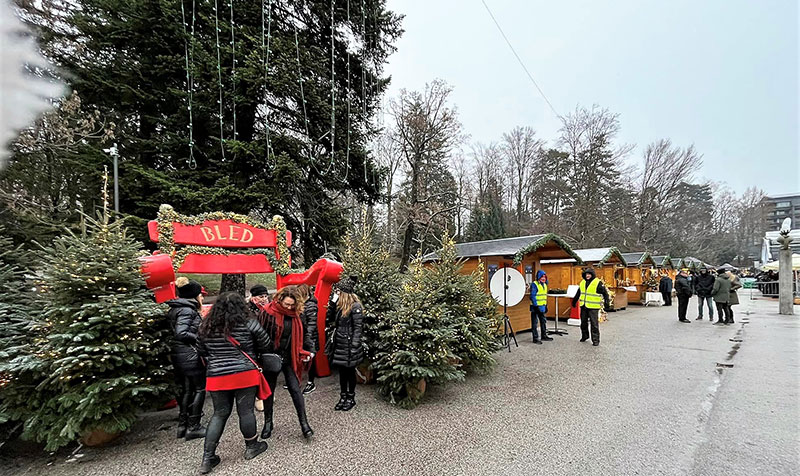 Mercatino di Natale a Bled Slovenia