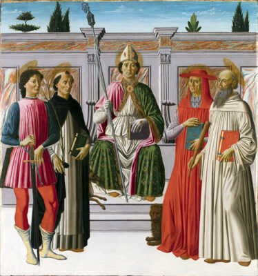 Perugino nel suo tempo Francesco Botticini, Sant'Egidio in trono tra i santi