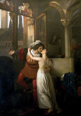 galateo Romeo e Giulietta il bacio