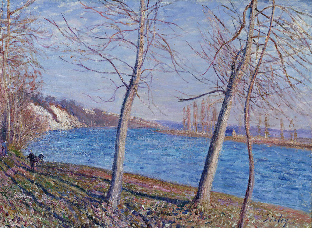 da Monet a Warhol Alfred Sisley, Sulla riva del fiume a Veneux 1881