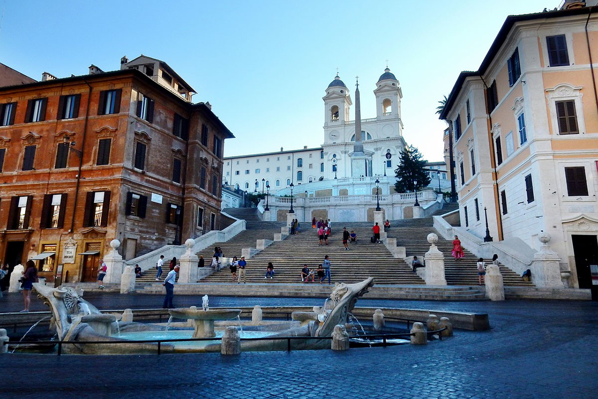 Roma Trinità dei Monti (ph. Ptra da Pixabay)