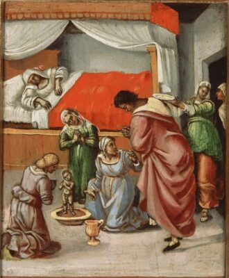 Luca Signorelli Nascita di San Nicola di Bari 1508 –1510 ca.