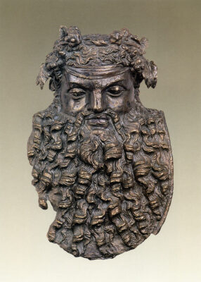 Maschera di Dioniso o di un dio fluviale