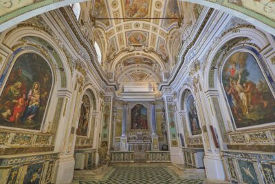 Chiesa della Badia (1738) - affreschi di Giuseppe Crestaduro (1796) (ph. © 2023 emilio dati – mondointasca)