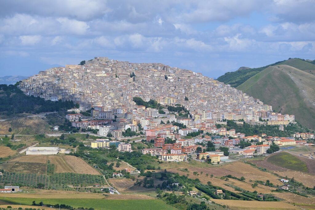 Sicilia Gangi panorama sulla città