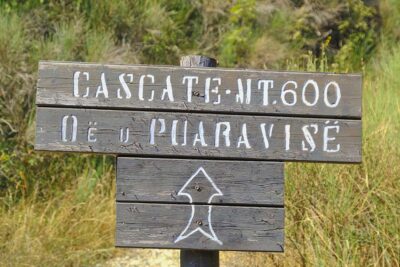 Indicazioni cascate San Fele (ph. © emilio dati – mondointasca.it)