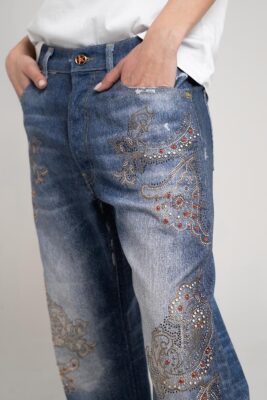 fantasia Rossano Perini denim jeans
