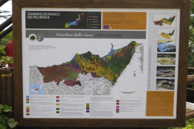 Mappa Giardino Botanico dei Peloritani