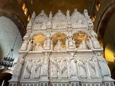 L'Arca monumento funebre con le reliquie di Sant'Agostino